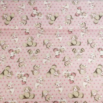 Preview: Baumwolle Schäfchen Babyrosa